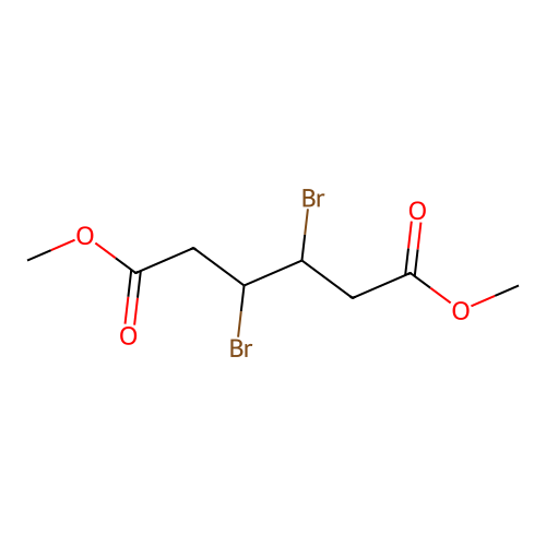 Dimethyl 3,4-dibromoadipate structure