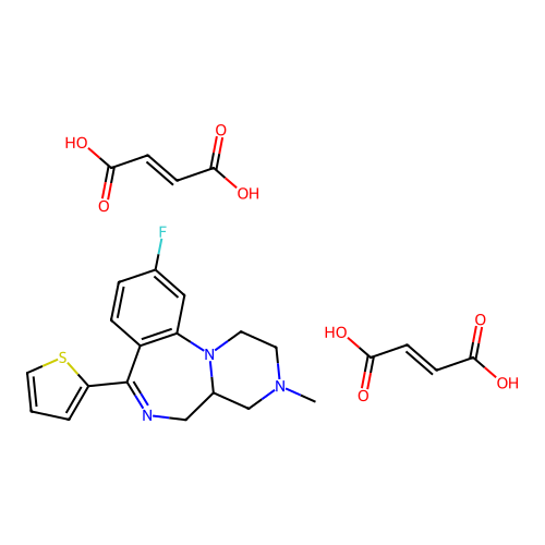 Timelotem maleate structure