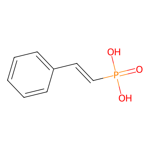 Phosphonic acid, (2-phenylethenyl)- structure