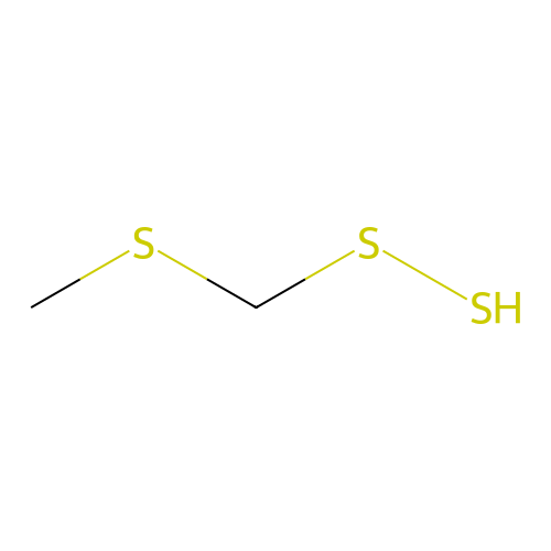 1,2,4-Trithiapentane structure