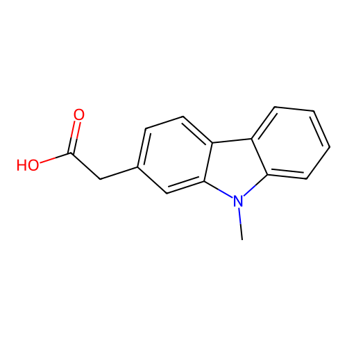 (9-Methyl-9H-carbazol-2-yl)-acetic acid structure