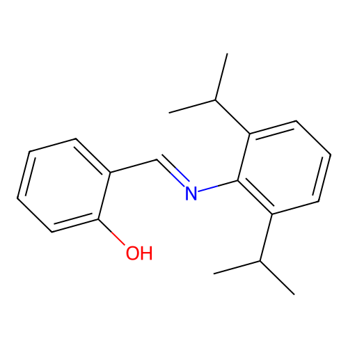 Phenol, 2-[[[2,6-bis(1-methylethyl)phenyl]imino]methyl]- structure