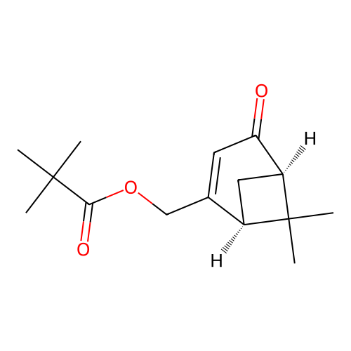 4-oxo-myrtenyl pivalate structure
