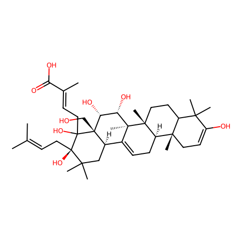 (+)-Hippocaesculin structure