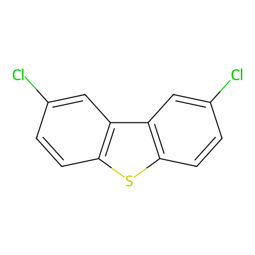 2,8-Dichlorodibenzothiophene structure