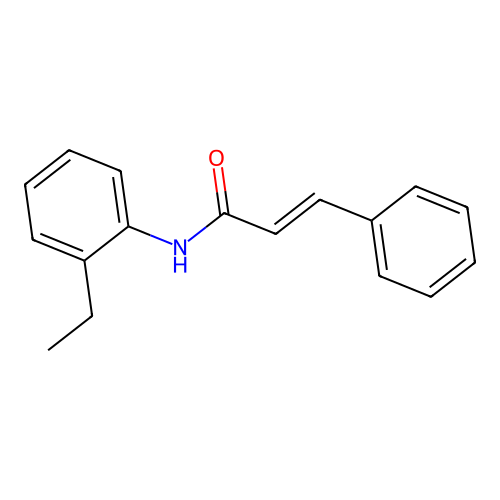 2'-Ethylcinnamanilide structure