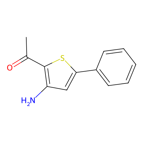 2-Acetyl-3-Amino-5-Phenylthiophene structure