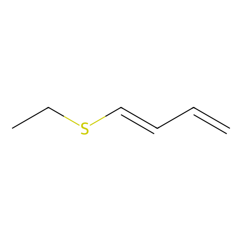1,3-Butadiene, 1-(ethylthio)- structure