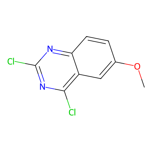 2,4-Dichloro-6-methoxyquinazoline structure