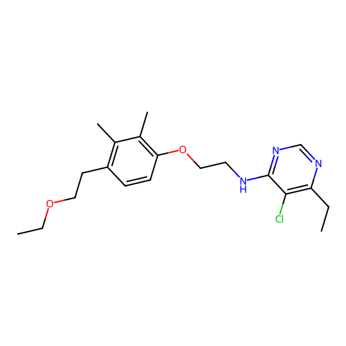 Pyrimidifen structure