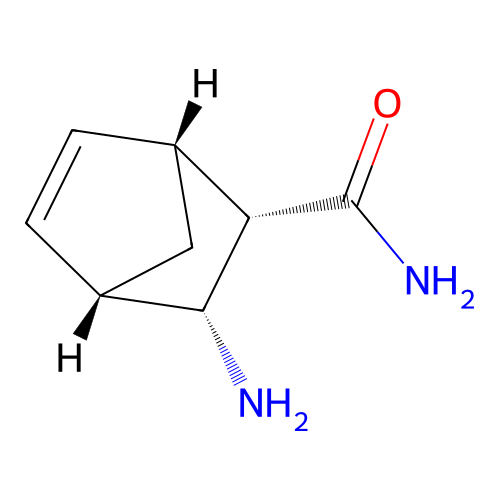 (1R,2S,3R,4S)-3-aminobicyclo[2.2.1]hept-5-ene-2-carboxamide structure