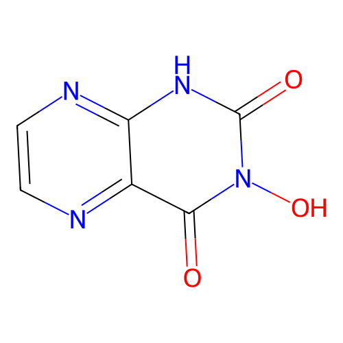 3-Hydroxypteridine-2,4(1H,3H)-dione structure
