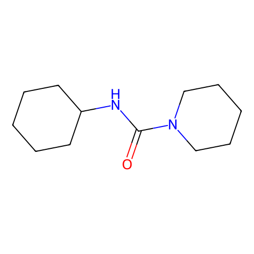 N-cyclohexylpiperidine-1-carboxamide structure