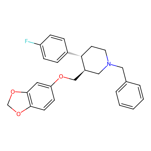 trans N-Benzyl Paroxetine structure