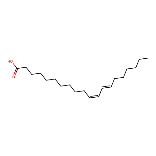 (11Z,13E)-icosa-11,13-dienoic Acid structure