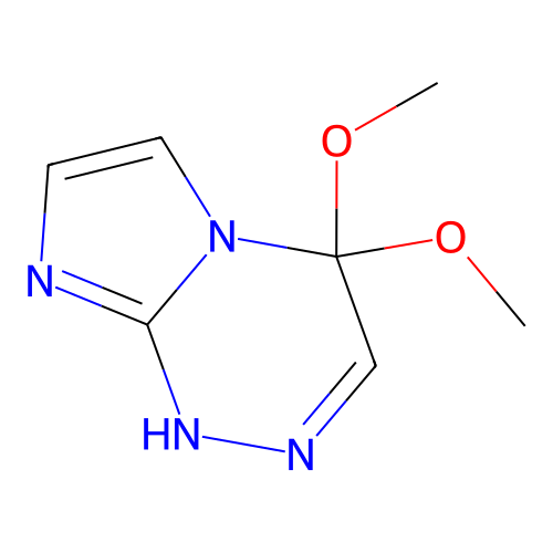 4,4-Dimethoxy-4,8-dihydroimidazo[2,1-c][1,2,4]triazine structure