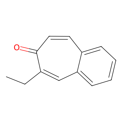 6-Ethylbenzo[7]annulen-7-one structure