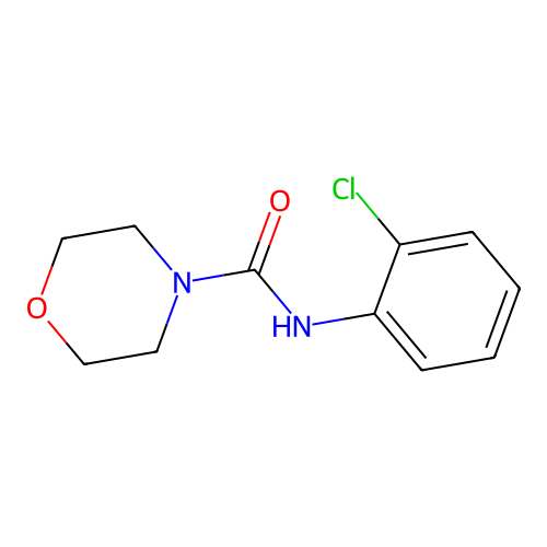 N-(2-氯苯基)-4-吗啉甲酰胺 structure