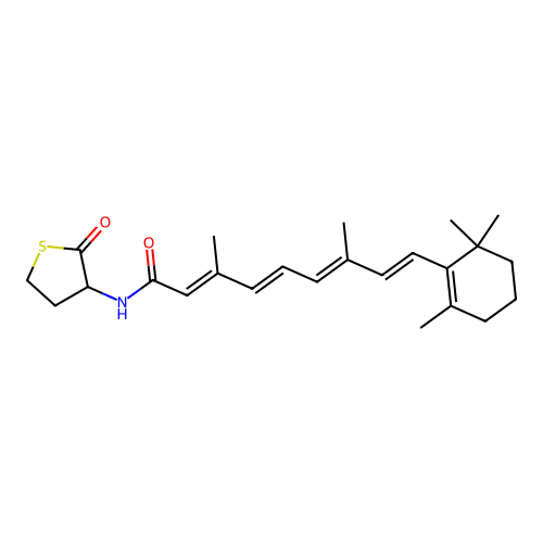 N-homocysteine thiolactonyl retinamide structure