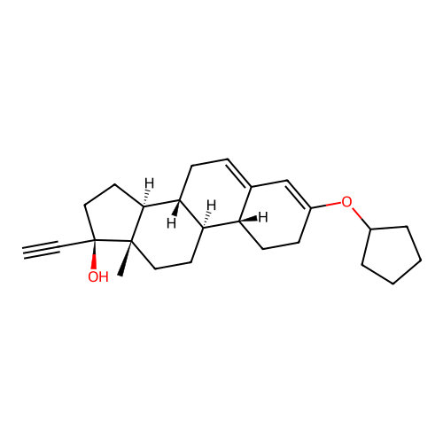 Quingestanol structure