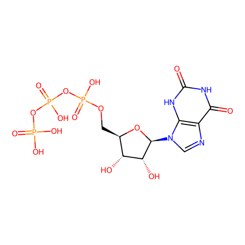 Xanthosine 5'-triphosphate structure