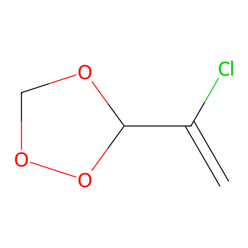3-(1-Chloroethenyl)-1,2,4-trioxolane structure