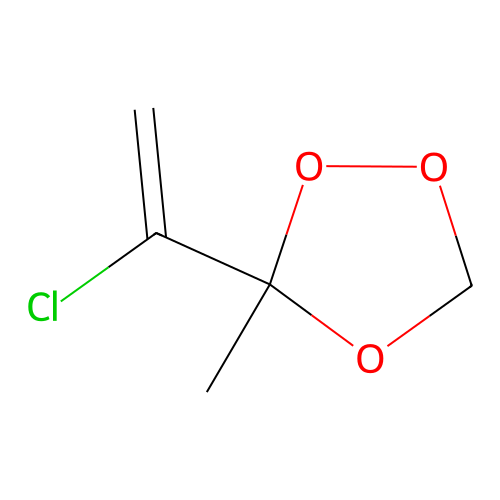 3-(1-Chloroethenyl)-3-methyl-1,2,4-trioxolane structure