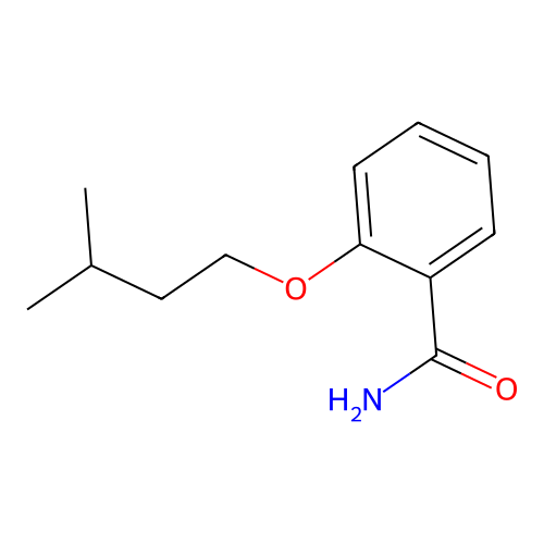 2-(3-Methylbutoxy)benzamide structure