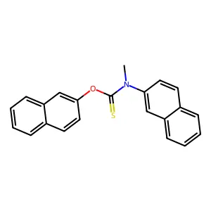 Carbamothioic acid, methyl-2-naphthalenyl-, O-2-naphthalenyl ester structure