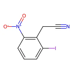 2-(2-Iodo-6-nitrophenyl)acetonitrile structure