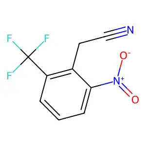 2-Nitro-6-(trifluoromethyl)benzeneacetonitrile structure