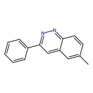 6-Methyl-3-phenylcinnoline structure