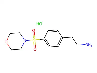 2-(4-Morpholin-4-ylsulfonylphenyl)ethanamine structure