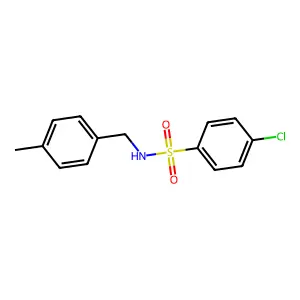4-chloro-N-(4-methylbenzyl)benzenesulfonamide structure