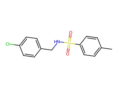 N-(4-chlorobenzyl)-4-methylbenzenesulfonamide structure