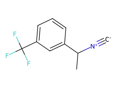 1-(1-Isocyanoethyl)-3-(trifluoromethyl)benzene structure