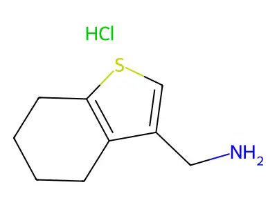 4,5,6,7-Tetrahydro-1-benzothiophen-3-ylmethanamine structure