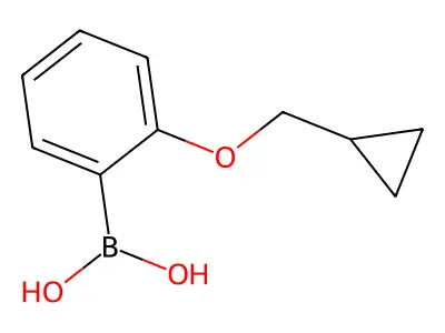 2-(Cyclopropylmethoxy)benzeneboronic acid structure