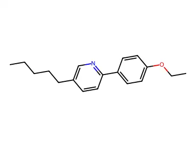 Pyridine, 2-(4-ethoxyphenyl)-5-pentyl- structure