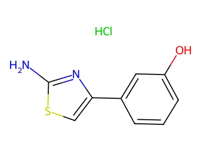 3-(2-Amino-1,3-thiazol-4-yl)phenol structure