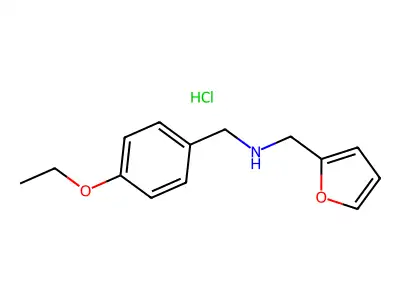 N-(4-Ethoxybenzyl)-1-(furan-2-yl)methanamine hydrochloride structure