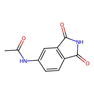 N-(1,3-dioxo-2,3-dihydro-1H-isoindol-5-yl)acetamide structure