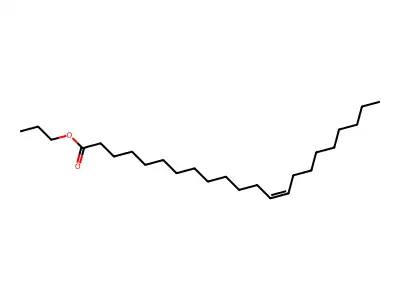 Propyl docos-13-enoate structure