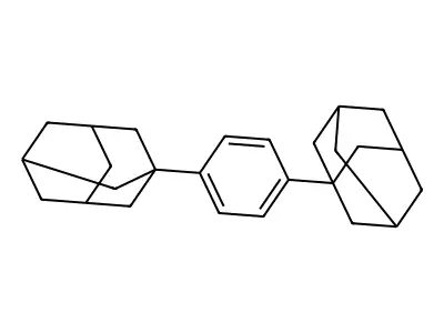 1-[4-(1-Adamantyl)phenyl]adamantane structure