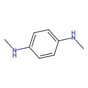 N,N'-dimethyl-p-phenylenediamine structure
