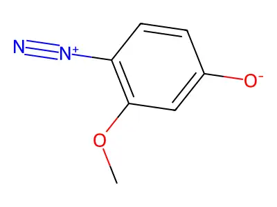 4-Diazo-3-methoxy-2,5-cyclohexadien-1-one structure