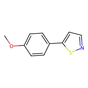 5-(4-Methoxyphenyl)isothiazole structure