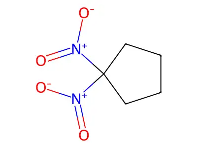 1,1-Dinitrocyclopentane structure