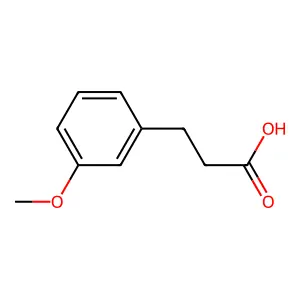 3-(间甲氧苯基)丙酸 structure