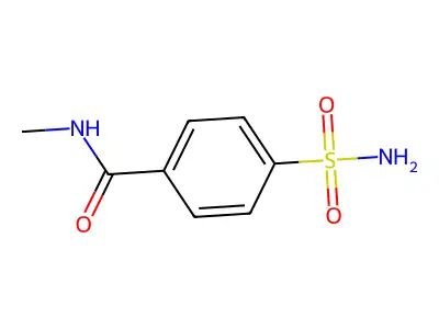 N-methyl-4-sulfamoylbenzamide structure